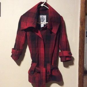 Women’s BB Dakota Plaid Fashion Jacket Size Small